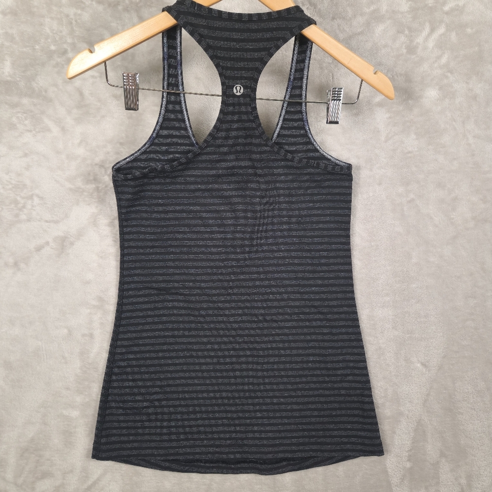 Lululemon Cool Racerback Tank Top Running Workout Sport Size 2 - Picture 2 of 6
